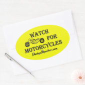 Veille Pour Les Motocyclettes Jaune - Stickers (Enveloppe)