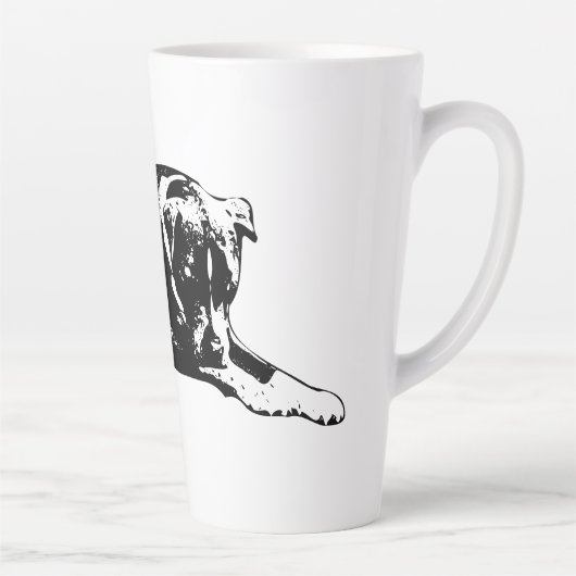 Veille tranquille Chien Mug (Droite)
