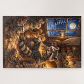 Veillée d'hiver à Pinecone Hollow en puzzle (Horizontal)