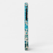 Veined Turquoise Design Case-Mate iPhone Case (Achterkant/links)