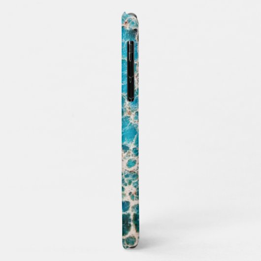  Veined Turquoise Design Case-Mate iPhone Case (Achterkant/links)