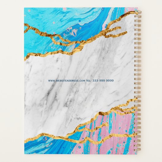 veines dorées en marbre coloré (Dos)
