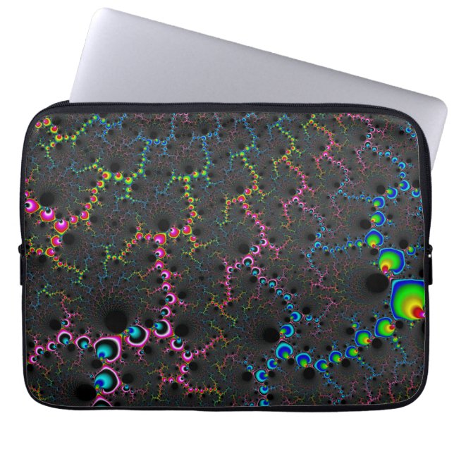 Veins - Fractal Art Laptop Sleeve (Voorkant)