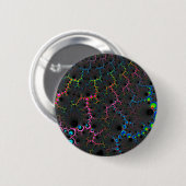 Veins - Fractal Art Ronde Button 5,7 Cm (Voorkant /achterkant)
