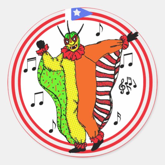 Vejigante Sticker (Voorkant)