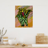 Vejigante Verde Poster (Keuken)