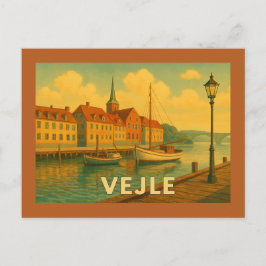 Vejle Denemarken Brug Briefkaart