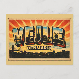 Vejle Denemarken Brug Briefkaart