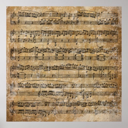  vel muziek poster (Voorkant)