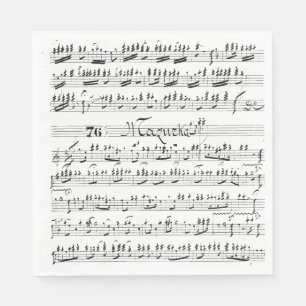 vel muziek servet