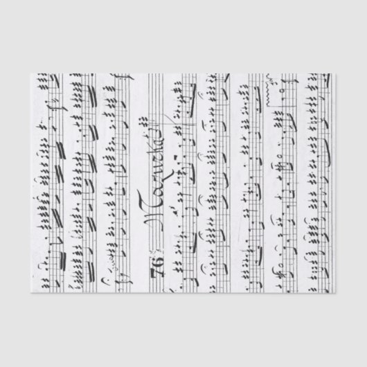  vel muziek tissuepapier (Voorkant)