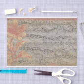  vel muziek tissuepapier (Craft)