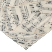  vel muziekpapier Collage Tafelkleed (Gekanteld)