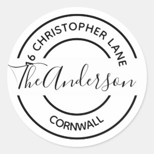 Vel van 20 stickers - Familie of Bedrijf