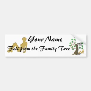 Vel van de Familieboom Bumpersticker