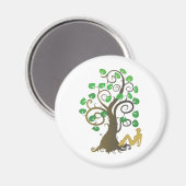 Vel van de Familieboom Magneet (Voorkant / Achterkant)