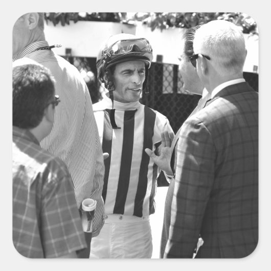 Velasquez en Pletcher Vierkante Sticker (Voorkant)