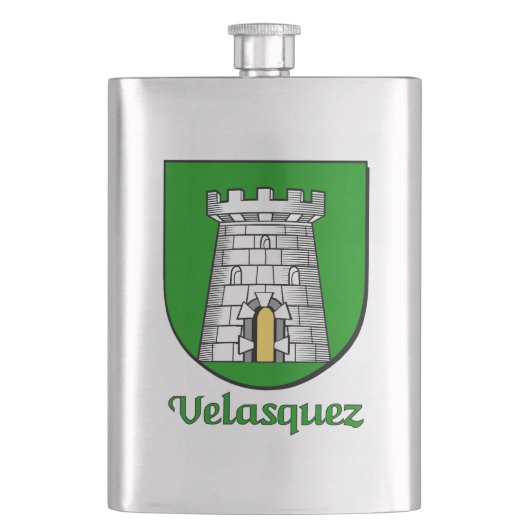 Velasquez Heraldic Shield Flacon (Voorkant)