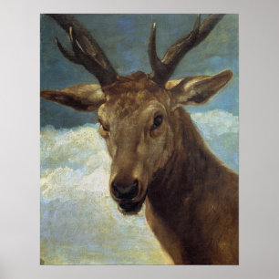 Velázquez - Kop van Ree 1634 Poster
