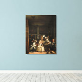 VELAZQUEZ - Las Meninas 1656 Canvas Afdruk (Insitu (Houten vloer))