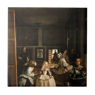 VELAZQUEZ - Las Meninas 1656 Tegeltje