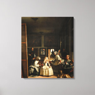 Velazquez Las Meninas Canvas Afdruk