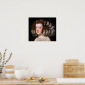 Velázquez - Maria Theresa 1651 Poster (Keuken)