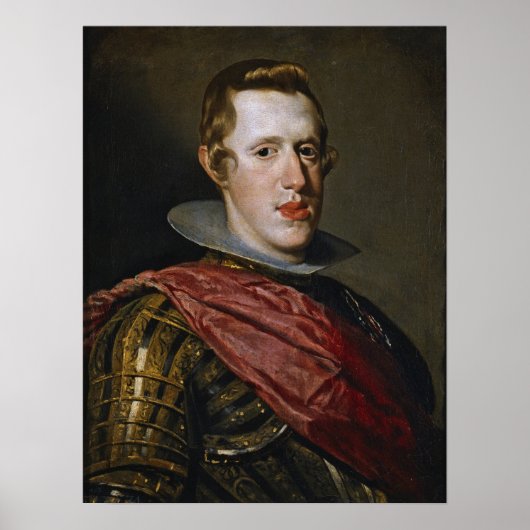 Velázquez - Philip IV 1626 Poster (Voorkant)