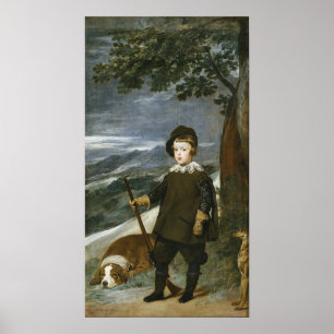 Velázquez - Prince Baltasar Carlos Hunter 1635 Poster