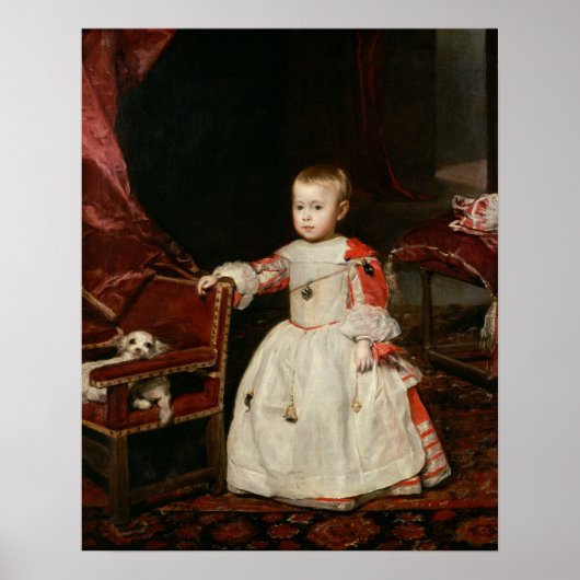 Velázquez - Prince Felipe Prospero 1659 Poster (Voorkant)