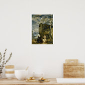 Velázquez - Sint-Antonius Eerste Kluizenaar Paulus Poster (Keuken)