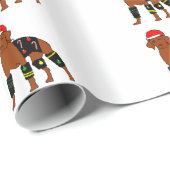Velcro Kerstmis Vizsla Cadeaupapier (Rol Hoek)