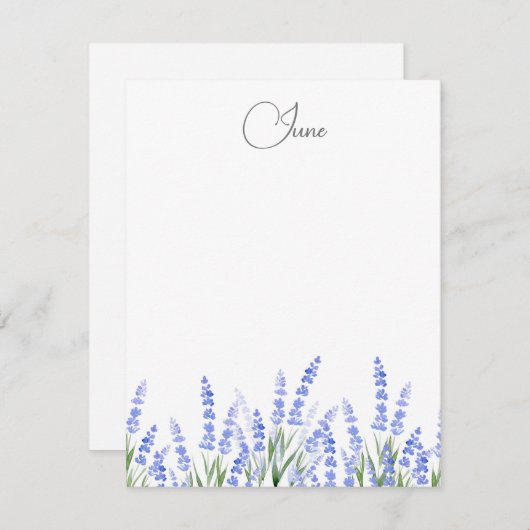 Veld 2 notitiekaartje (Voorkant / Achterkant)