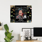 Veld bloemen Vlinders Feest Des Levens  Poster (Thuiskantoor)