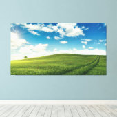 Veld Canvas Afdruk (Insitu (Houten vloer))