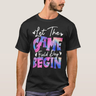 Veld Dag De Spelen Kunnen Beginnen Kinderen Jongen T-shirt