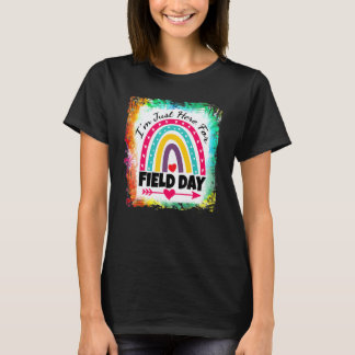 Veld Dag Leraar Regenboog Ik Ben Hier Gewoon Voor  T-shirt