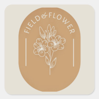 Veld en Bloem Sticker