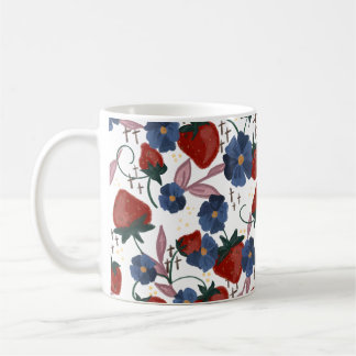 Veld met Aardbeien Koffiemok