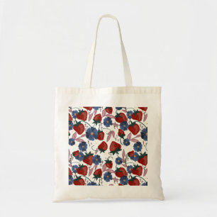 Veld met Aardbeien  Tote Bag