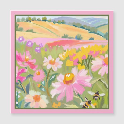 Veld met bijen (Voorkant)