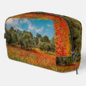 Veld met bloemen en bomen toilettasje (Rechterhoek)