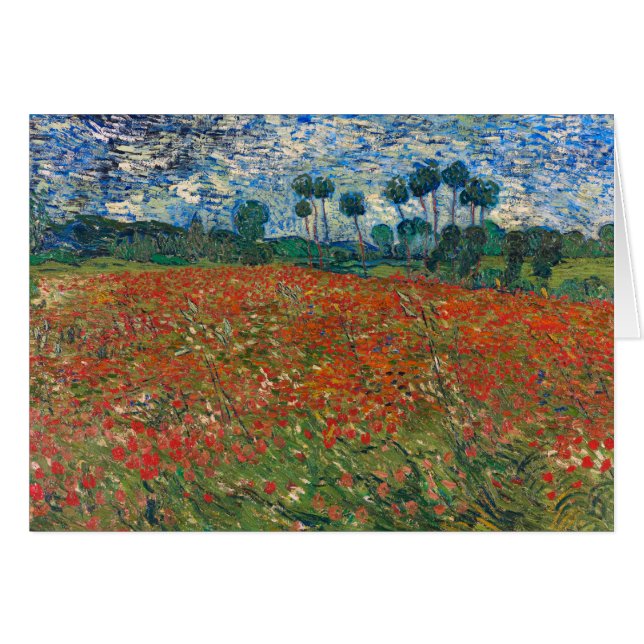 Veld met papavers (Voorkant Horizontaal)
