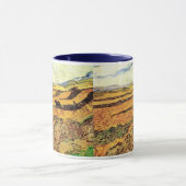 Veld met Plowman en Mill van Vincent van Gogh Mok (Midden)