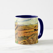 Veld met Plowman en Mill van Vincent van Gogh Mok (Voorkant rechts)