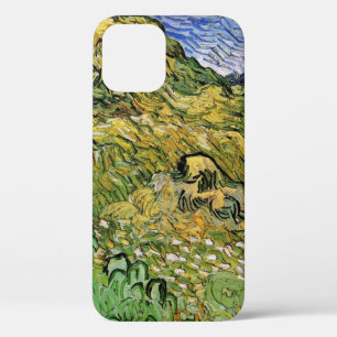 Veld met tarwestapels door Vincent van Gogh iPhone 12 Hoesje