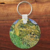 Veld met Wheat Stacks van Vincent van Gogh Sleutelhanger (Voorkant)
