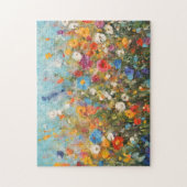 Veld met wilde bloemen legpuzzel (Verticaal)
