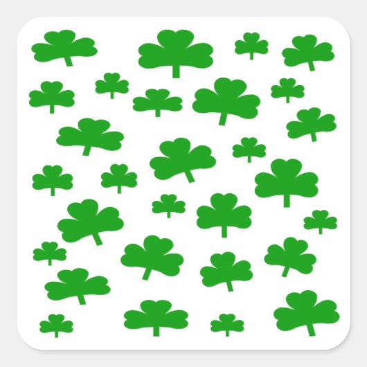 Veld Shamrocks stickers (Voorkant)