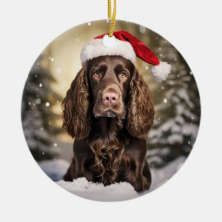 Veld Spaniel Kerst Ornament